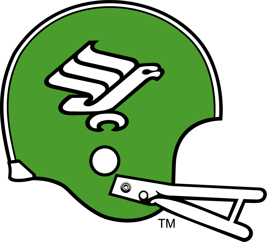 North Texas Mean Green 1979-1982 Helmet iron on transfers for clothing